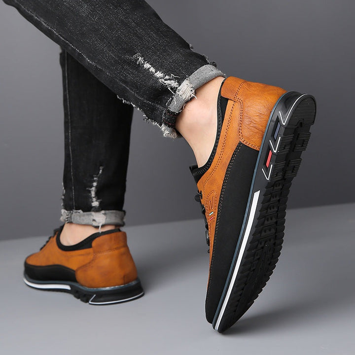 Alexis | Chaussure Homme Cuir Hiver Lacets Semelle Épaisse