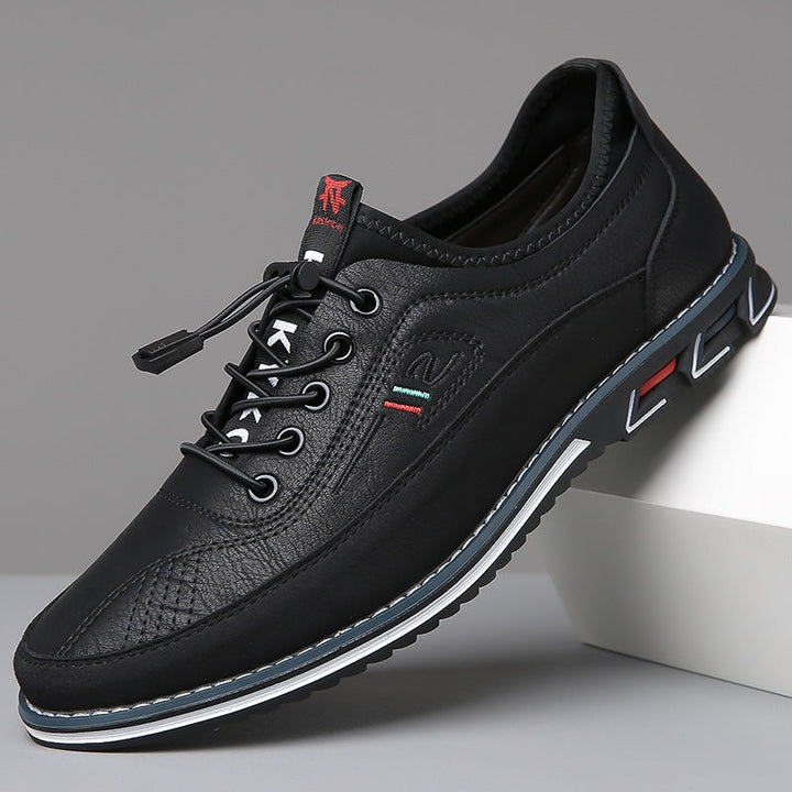 Alexis | Chaussure Homme Cuir Hiver Lacets Semelle Épaisse