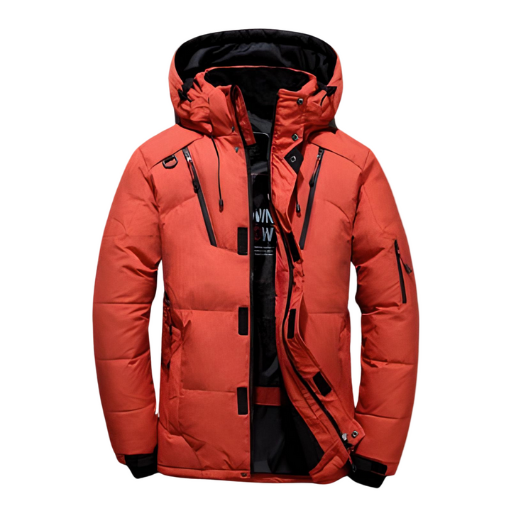 Alexis | Doudoune à Capuche Homme Imperméable Coupe-Vent