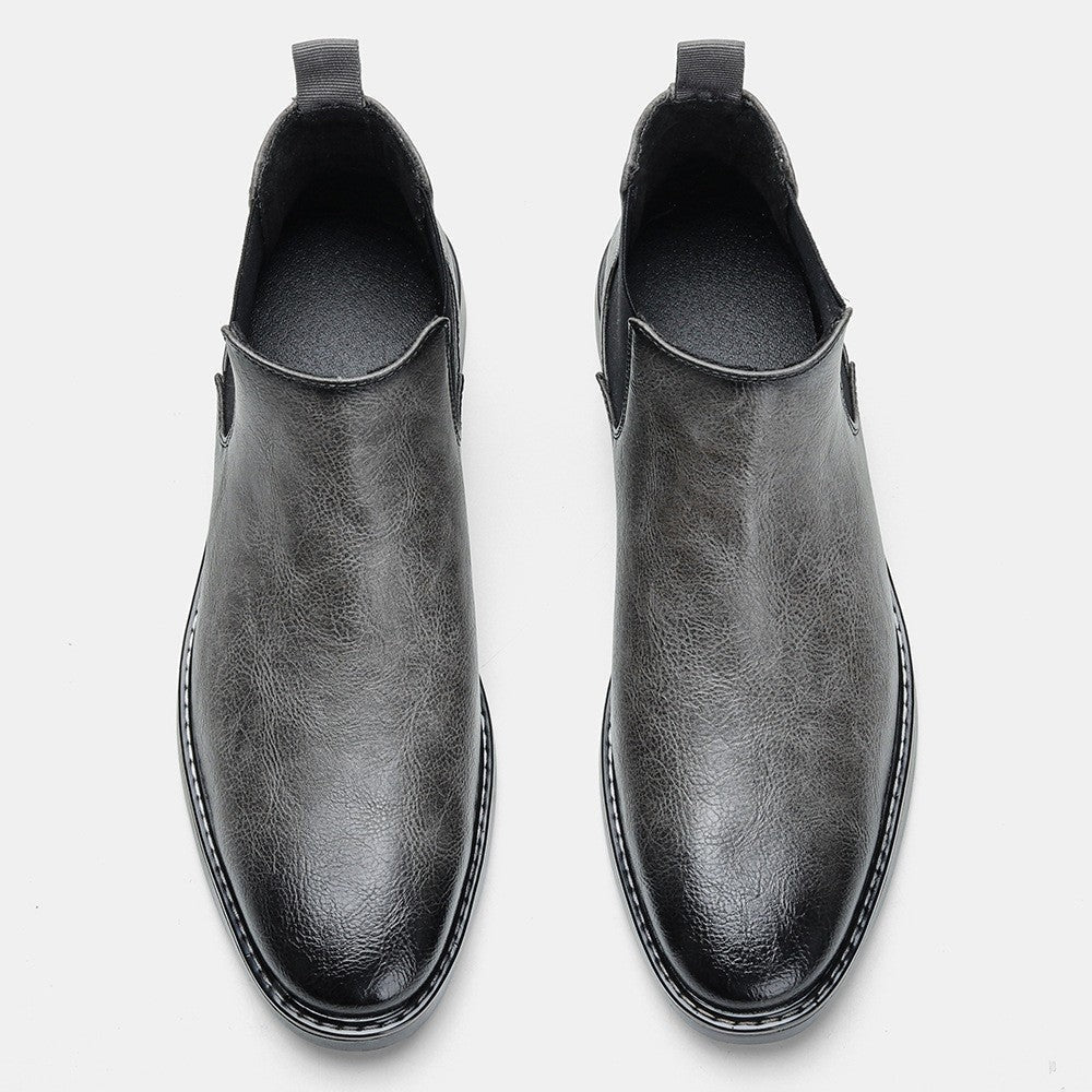 Alice | Chelsea Boots Cuir Vegan Femme Bout Rond Élastique
