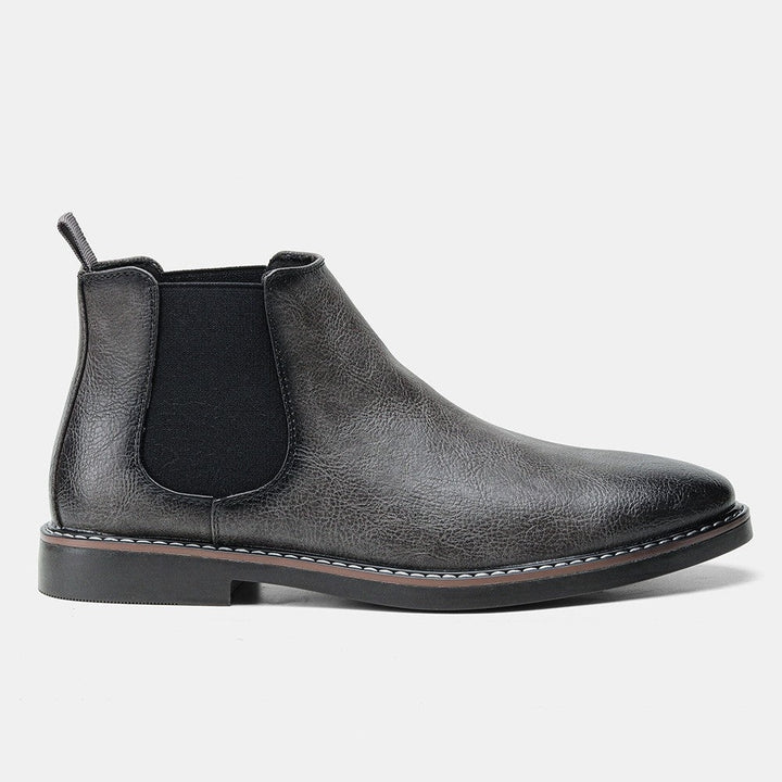 Alice | Chelsea Boots Cuir Vegan Femme Bout Rond Élastique