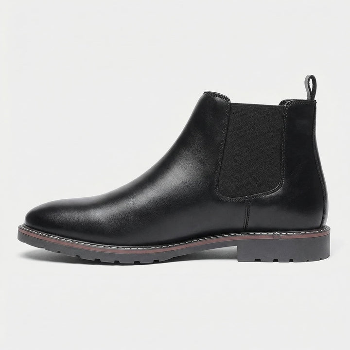Alice | Chelsea Boots Cuir Vegan Femme Bout Rond Élastique