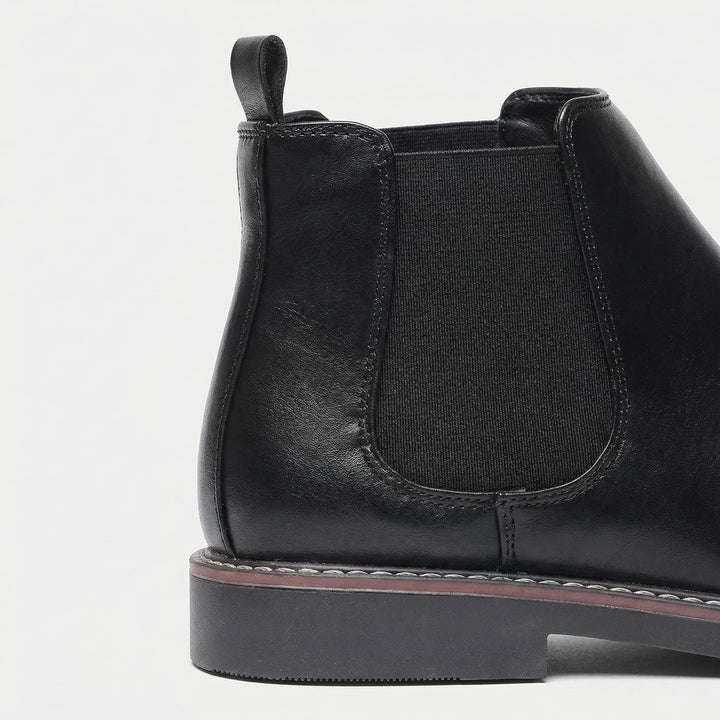 Alice | Chelsea Boots Cuir Vegan Femme Bout Rond Élastique