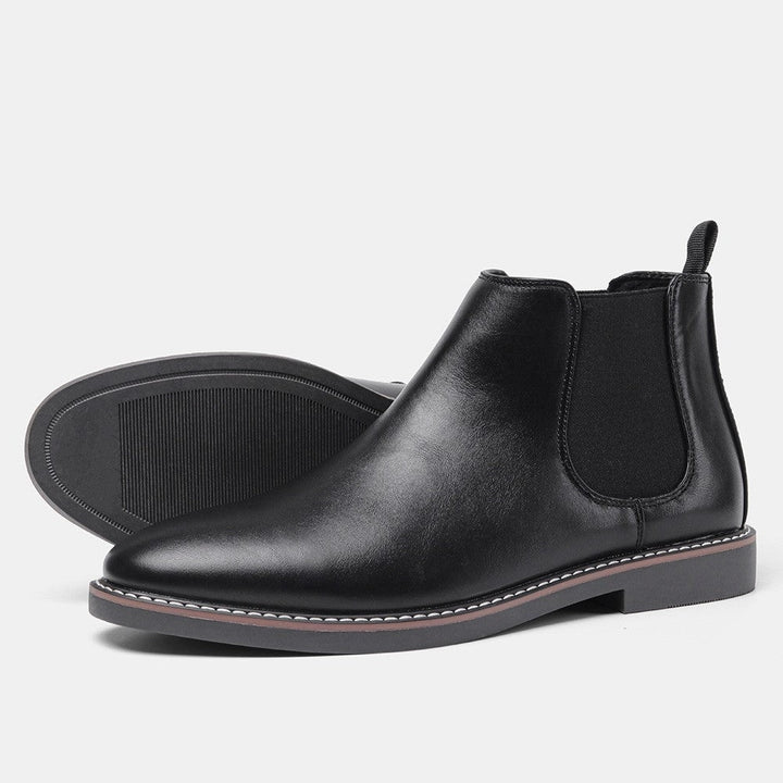 Alice | Chelsea Boots Cuir Vegan Femme Bout Rond Élastique