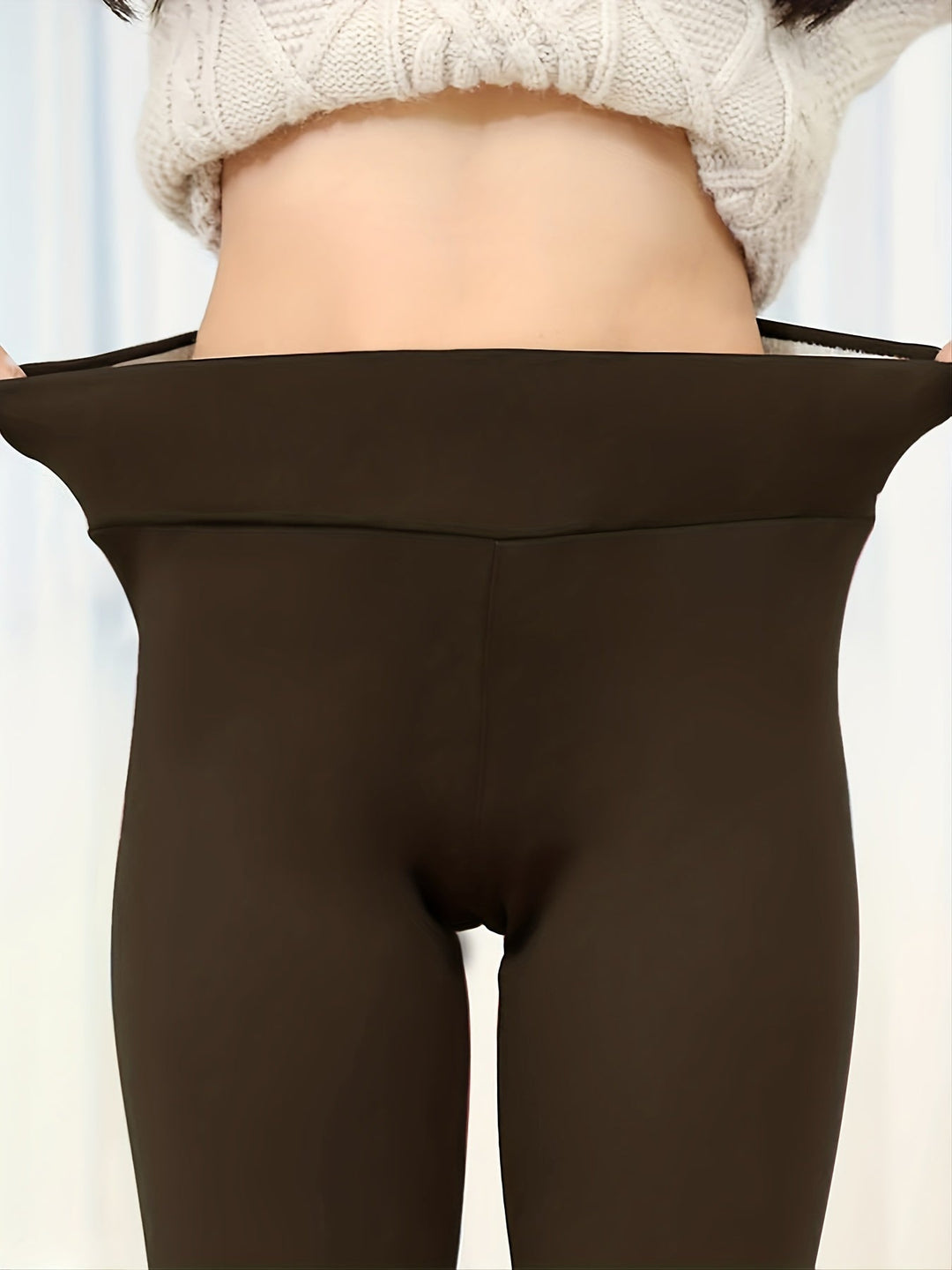 Alice | Legging Femme Taille Haute Thermique Doublé