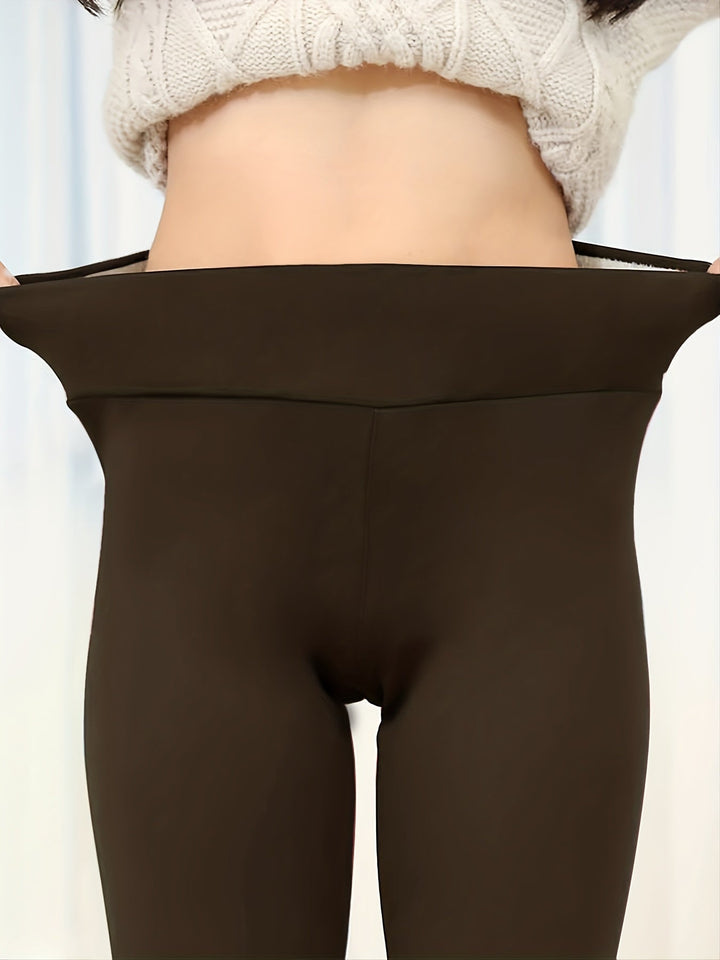 Alice | Legging Femme Taille Haute Thermique Doublé