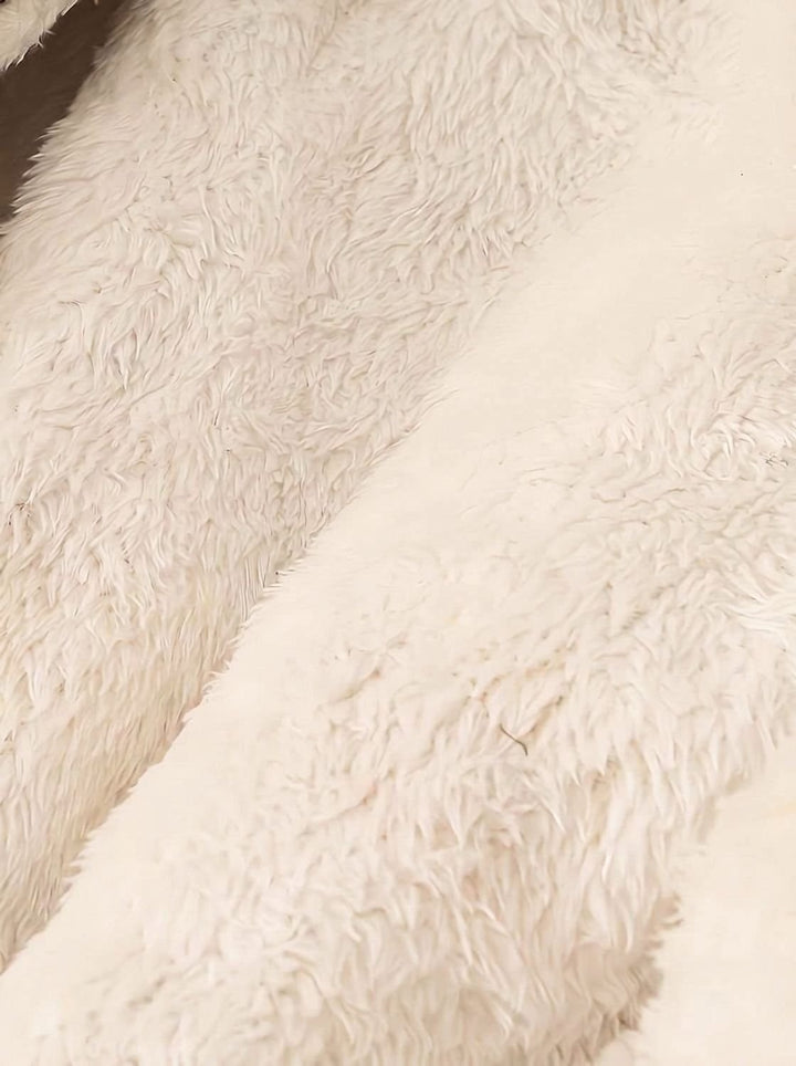 Amélie | Parka Femme Manteau Fausse Fourrure à Capuche Taille Cintrée