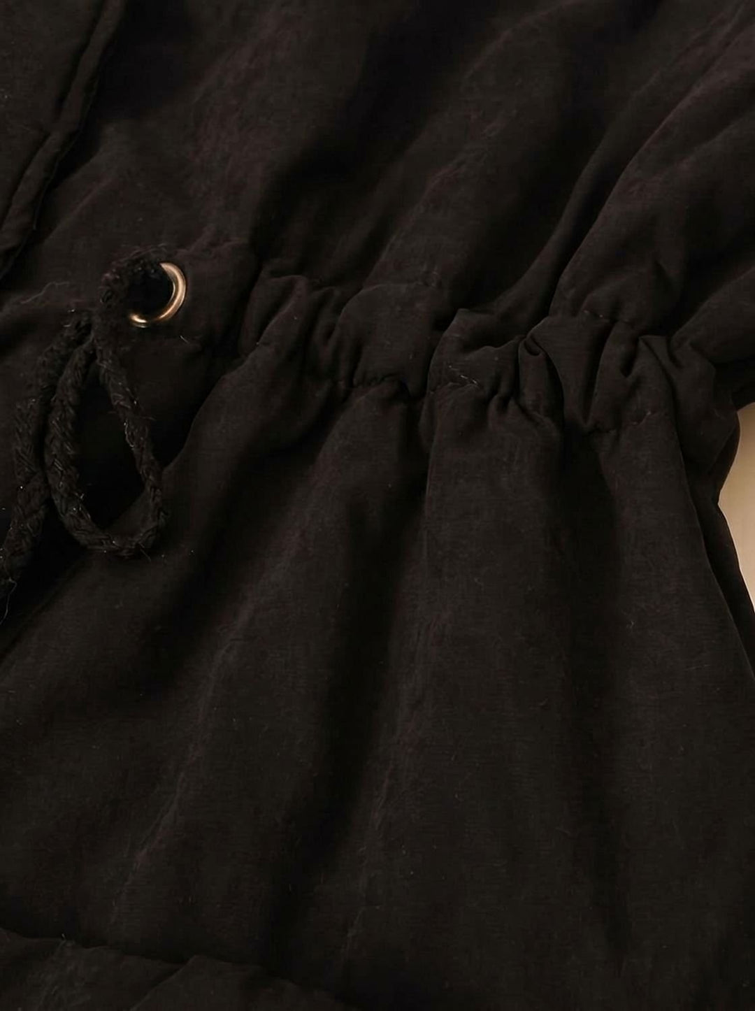 Amélie | Parka Femme Manteau Fausse Fourrure à Capuche Taille Cintrée