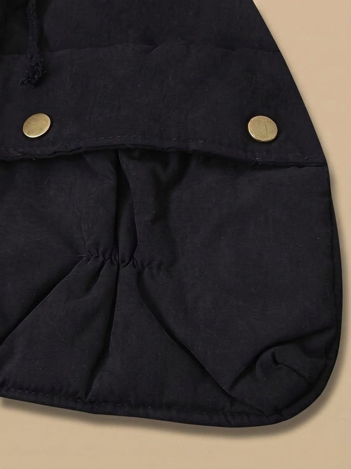 Amélie | Parka Femme Manteau Fausse Fourrure à Capuche Taille Cintrée