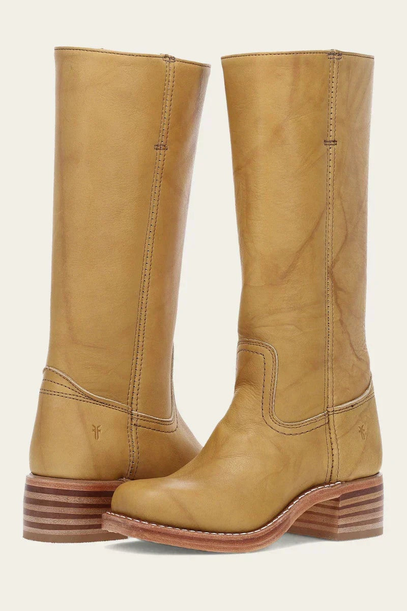 Anaïs | Bottes Cuir Femme Hautes à Talon Western