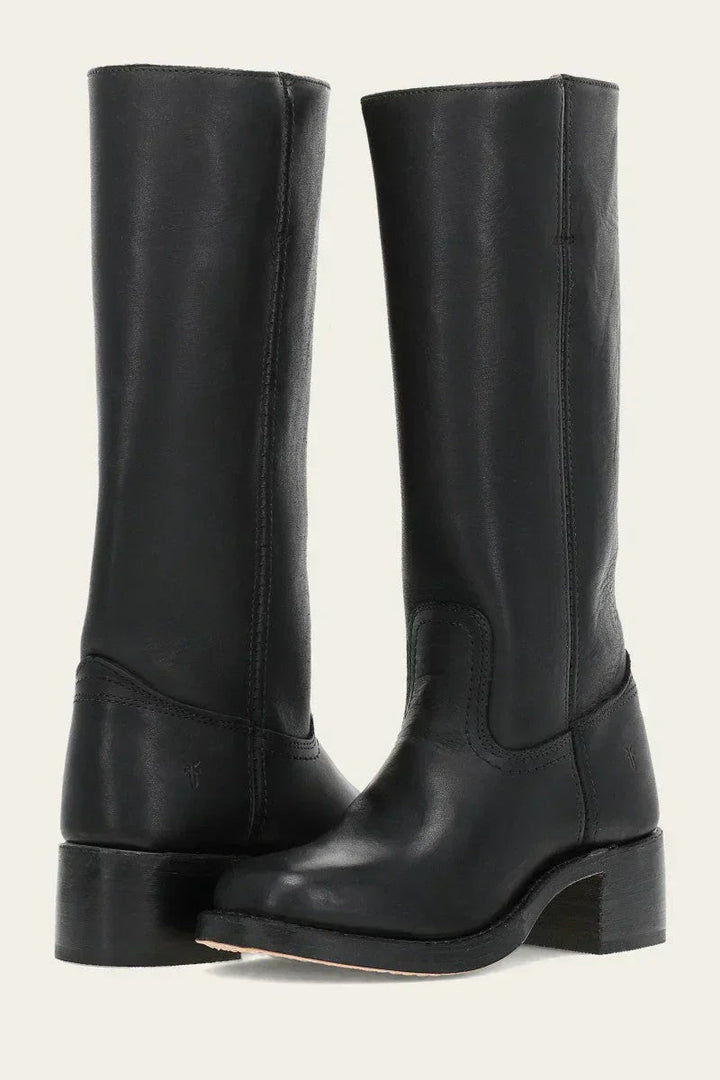 Anaïs | Bottes Cuir Femme Hautes à Talon Western