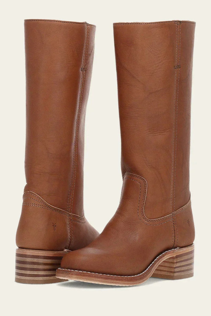 Anaïs | Bottes Cuir Femme Hautes à Talon Western