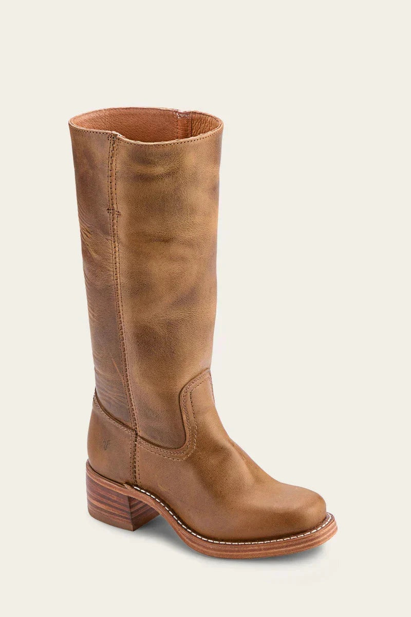 Anaïs | Bottes Cuir Femme Hautes à Talon Western