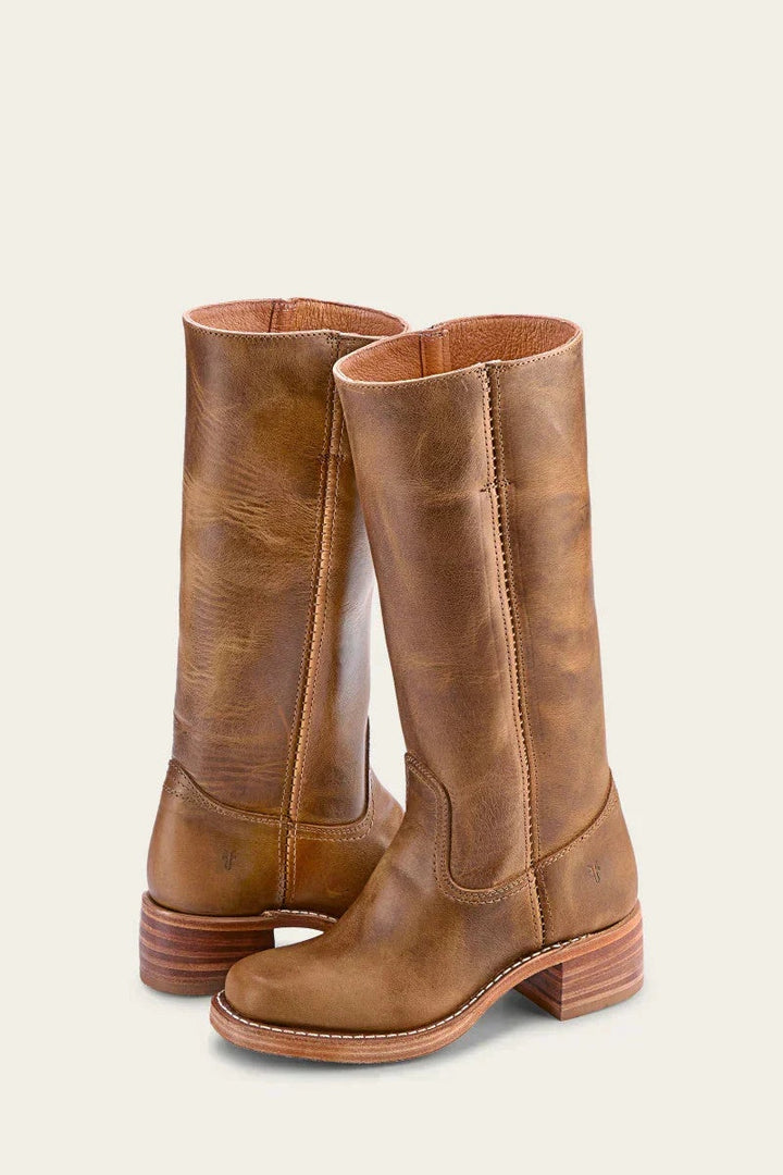 Anaïs | Bottes Cuir Femme Hautes à Talon Western