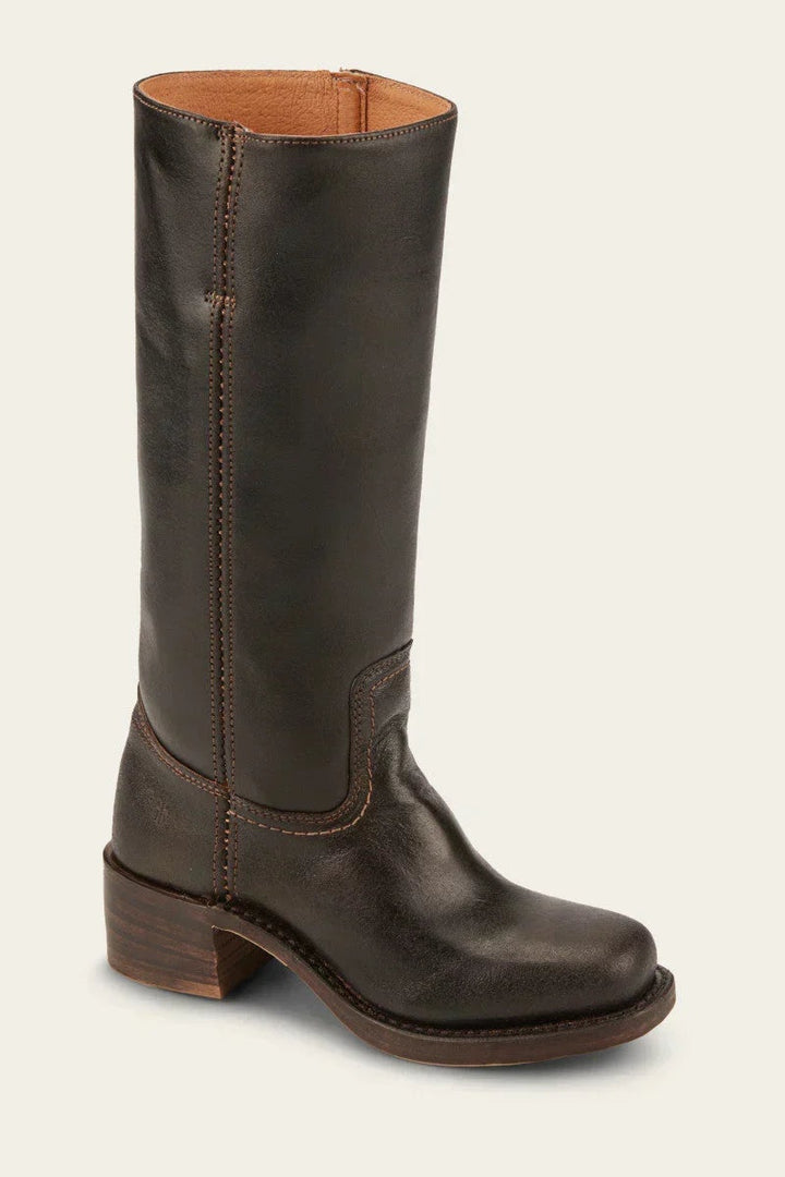 Anaïs | Bottes Cuir Femme Hautes à Talon Western