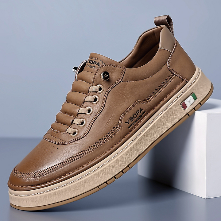 Antoine | Basket Cuir Homme Sneakers Luxe Semelle Épaisse