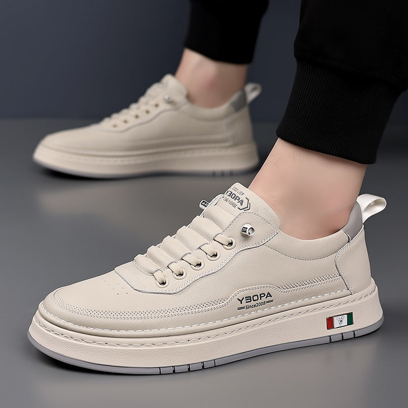 Antoine | Basket Cuir Homme Sneakers Luxe Semelle Épaisse