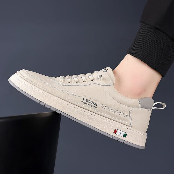 Antoine | Basket Cuir Homme Sneakers Luxe Semelle Épaisse