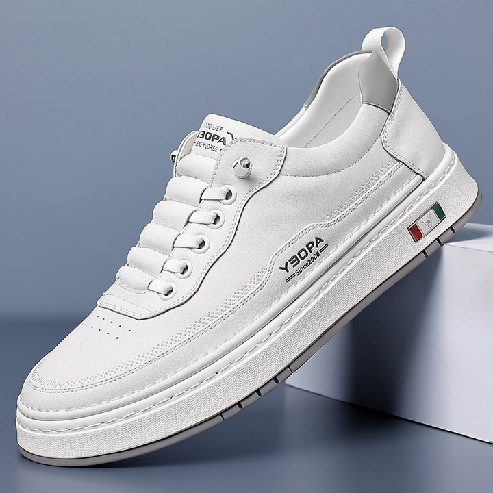 Antoine | Basket Cuir Homme Sneakers Luxe Semelle Épaisse