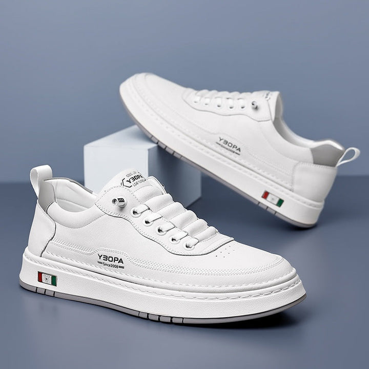 Antoine | Basket Cuir Homme Sneakers Luxe Semelle Épaisse