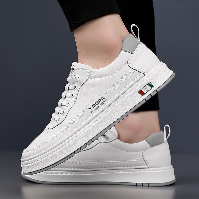 Antoine | Basket Cuir Homme Sneakers Luxe Semelle Épaisse