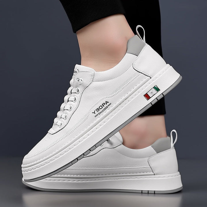 Antoine | Basket Cuir Homme Sneakers Luxe Semelle Épaisse