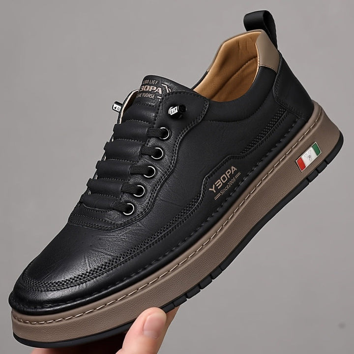 Antoine | Basket Cuir Homme Sneakers Luxe Semelle Épaisse