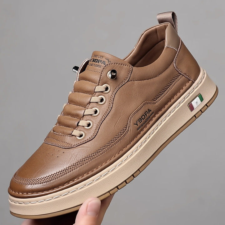 Antoine | Basket Cuir Homme Sneakers Luxe Semelle Épaisse