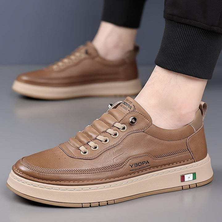 Antoine | Basket Cuir Homme Sneakers Luxe Semelle Épaisse