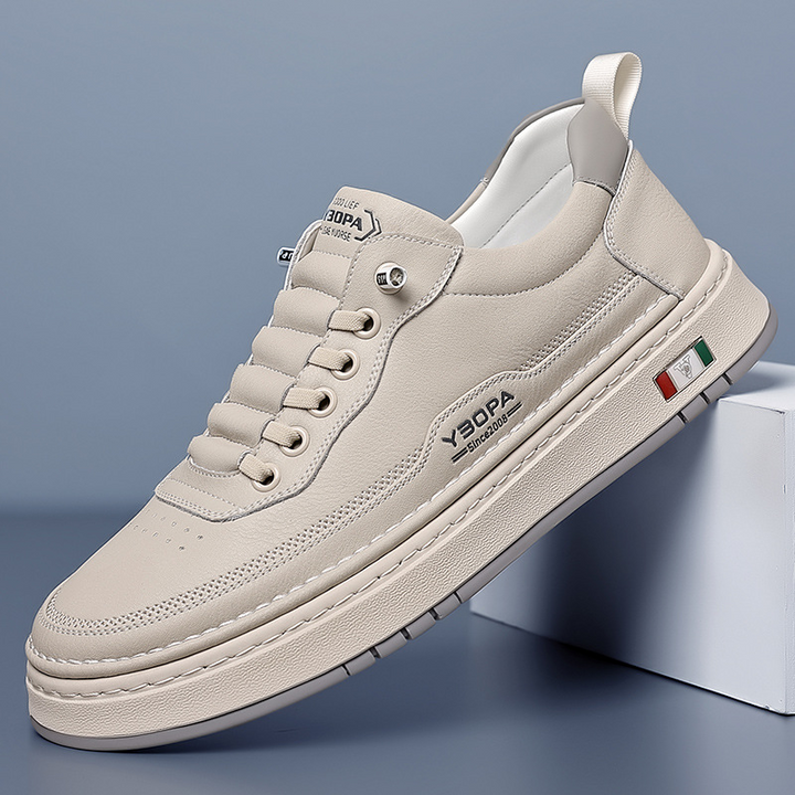 Antoine | Basket Cuir Homme Sneakers Luxe Semelle Épaisse