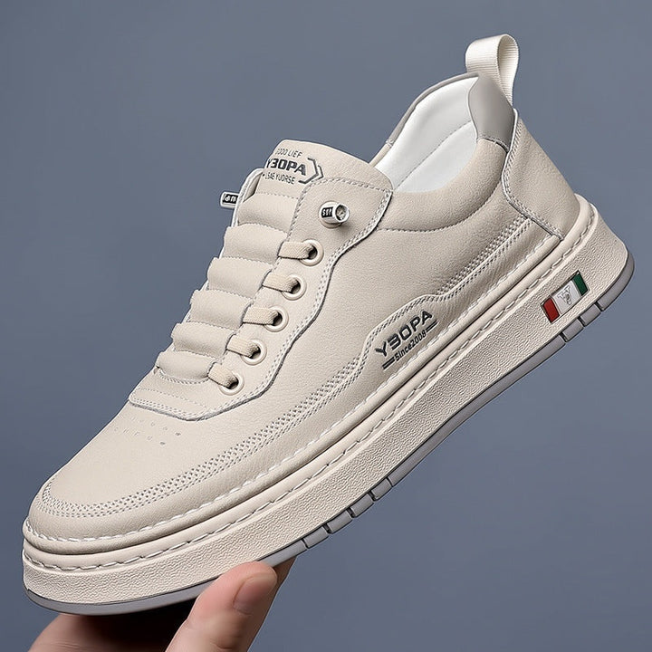 Antoine | Basket Cuir Homme Sneakers Luxe Semelle Épaisse