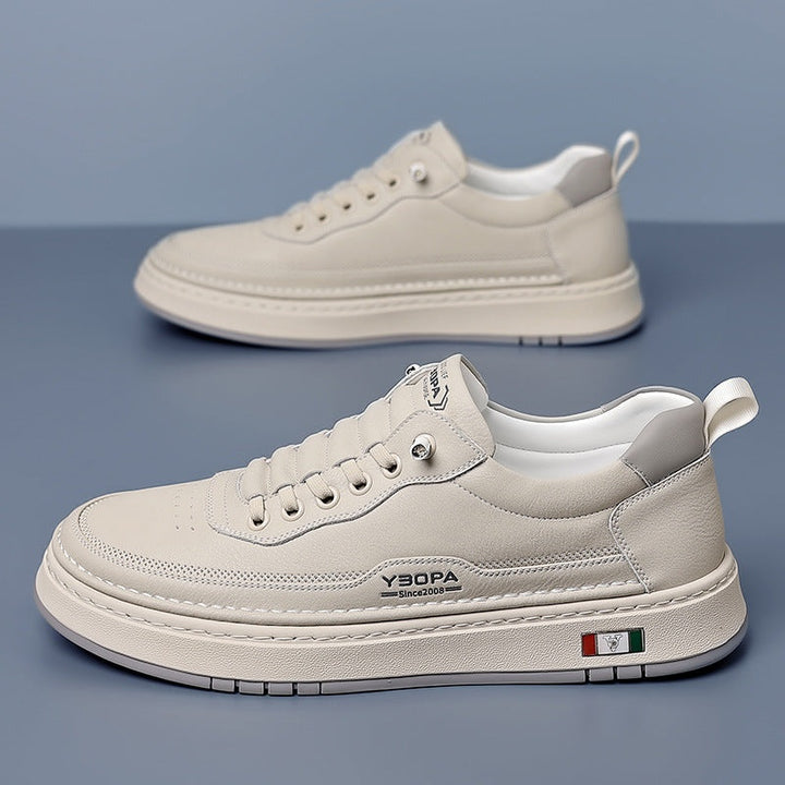 Antoine | Basket Cuir Homme Sneakers Luxe Semelle Épaisse