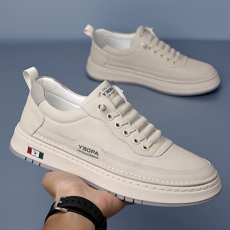 Antoine | Basket Cuir Homme Sneakers Luxe Semelle Épaisse