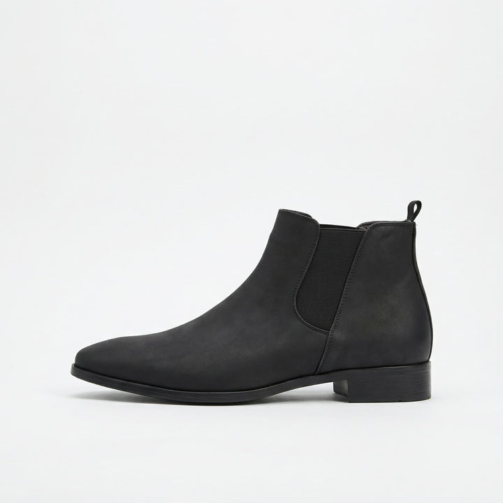 Antoine | Chelsea Boots en Cuir Homme Talon Plat