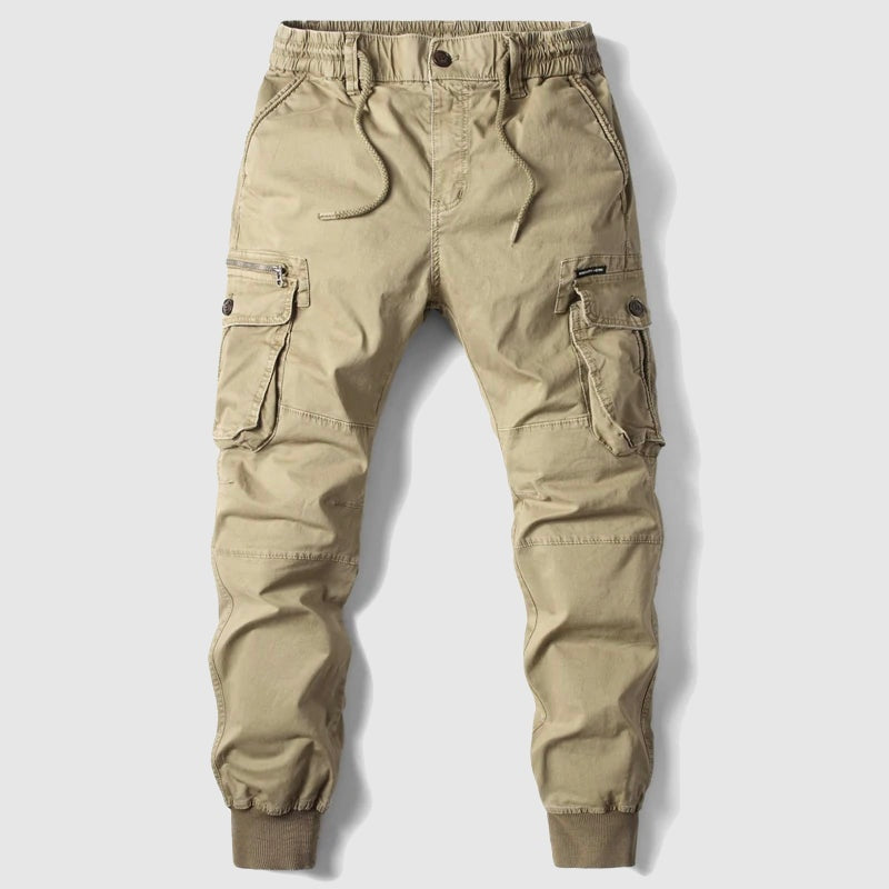 Antoine | Pantalon Cargo Jogger Homme Taille Élastique Multi-Poches