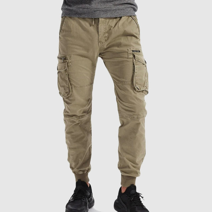 Antoine | Pantalon Cargo Jogger Homme Taille Élastique Multi-Poches