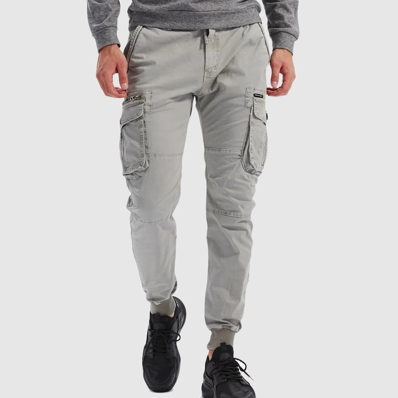 Antoine | Pantalon Cargo Jogger Homme Taille Élastique Multi-Poches
