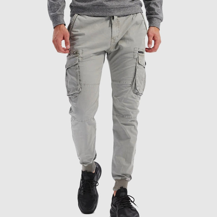 Antoine | Pantalon Cargo Jogger Homme Taille Élastique Multi-Poches
