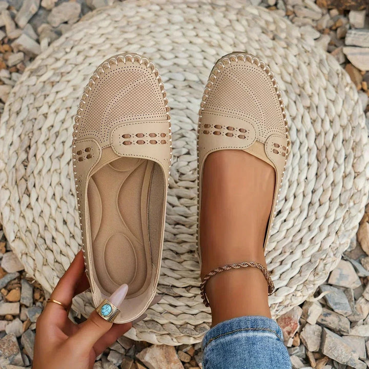 Apolline | Mocassins Femme Perforés Semelle Confort