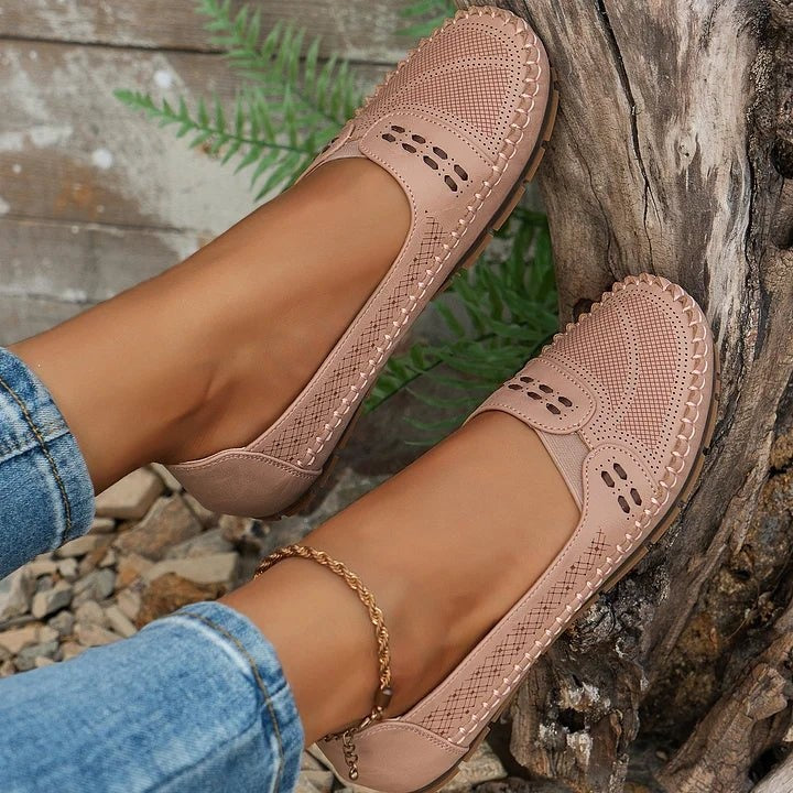 Apolline | Mocassins Femme Perforés Semelle Confort