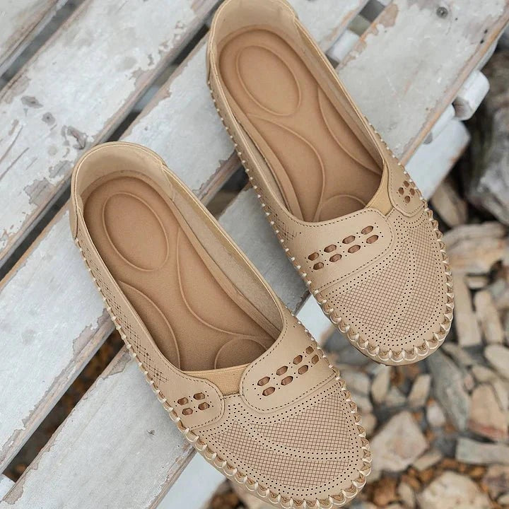 Apolline | Mocassins Femme Perforés Semelle Confort
