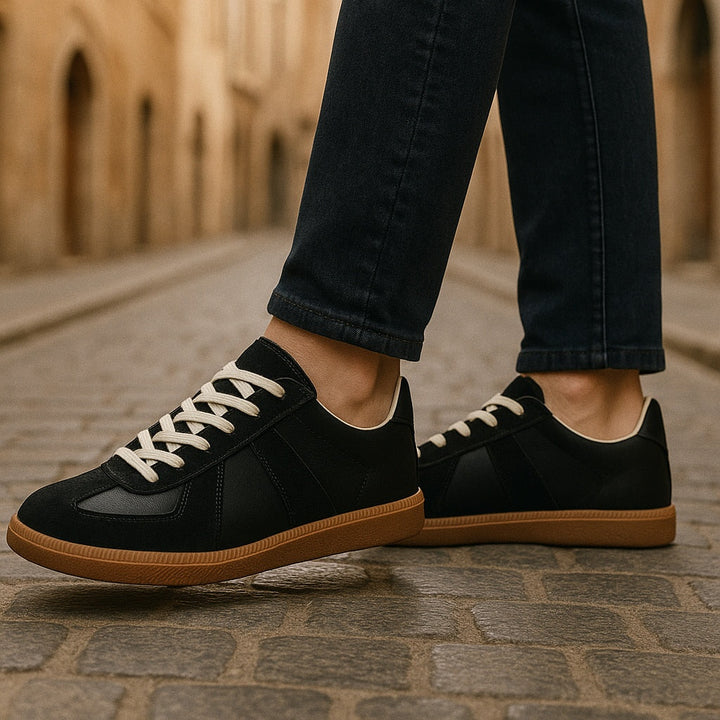 Baptiste | Basket Cuir Homme Lacets Semelle Gomme