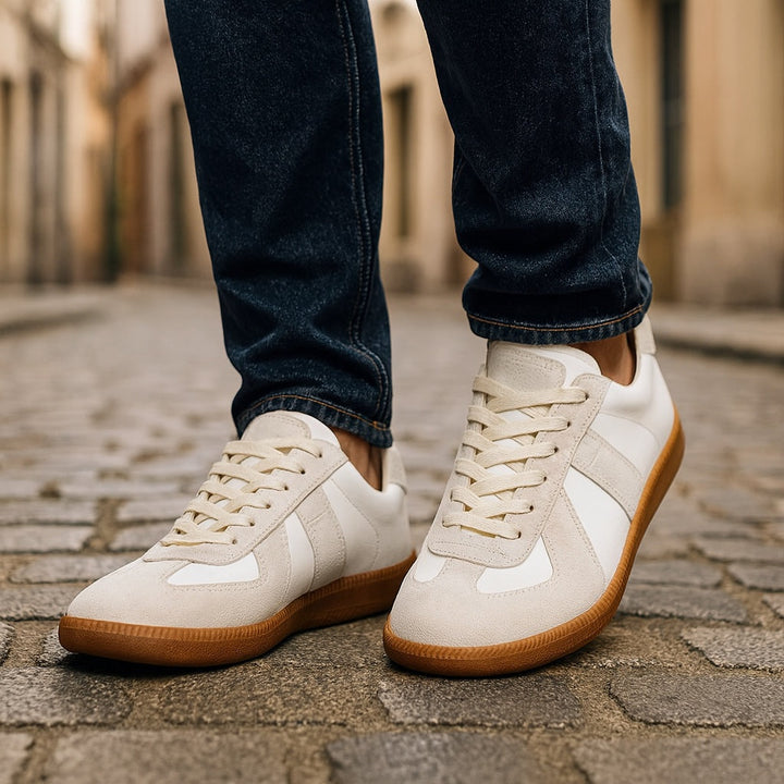 Baptiste | Basket Cuir Homme Lacets Semelle Gomme
