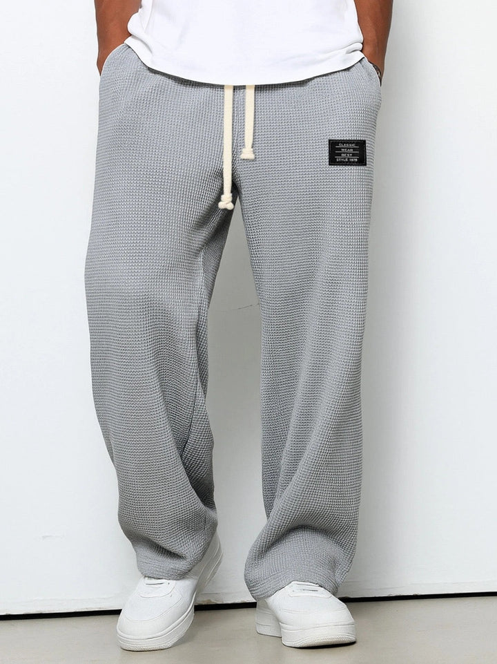 Baptiste | Pantalon Jogging Large Homme Texturé Cordon