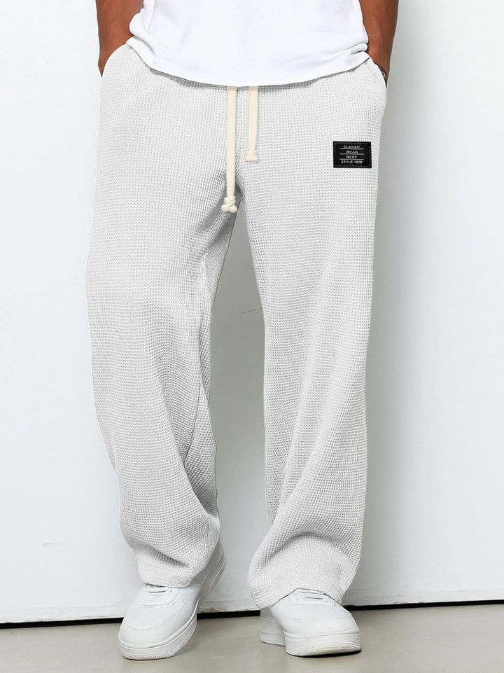 Baptiste | Pantalon Jogging Large Homme Texturé Cordon