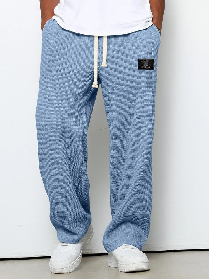 Baptiste | Pantalon Jogging Large Homme Texturé Cordon