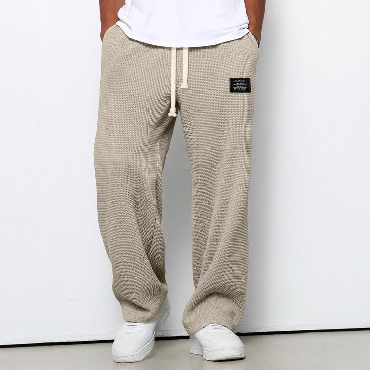 Baptiste | Pantalon Jogging Large Homme Texturé Cordon