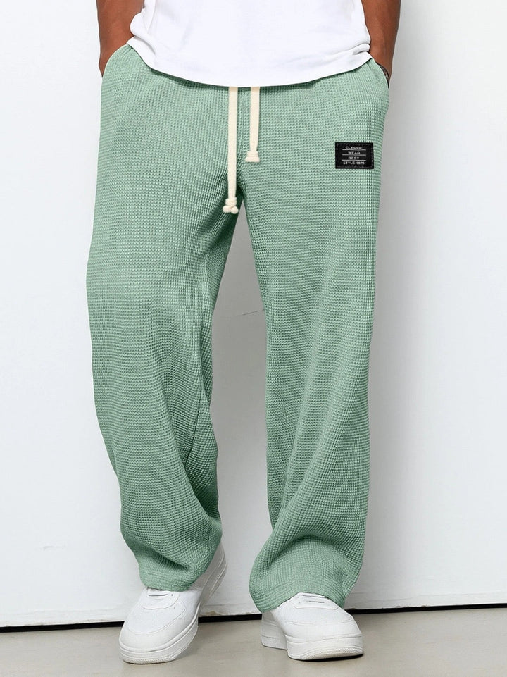 Baptiste | Pantalon Jogging Large Homme Texturé Cordon