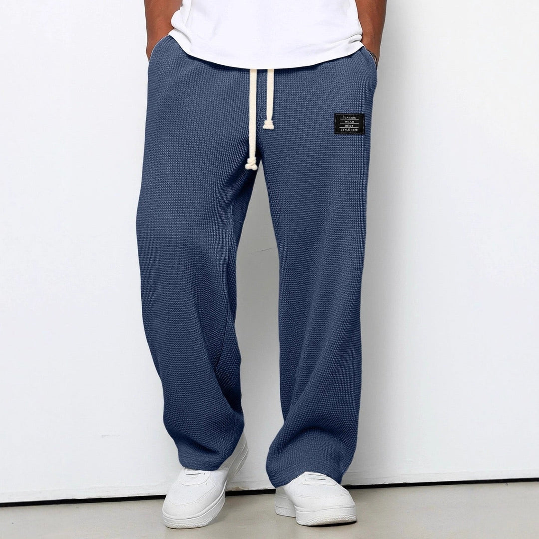 Baptiste | Pantalon Jogging Large Homme Texturé Cordon