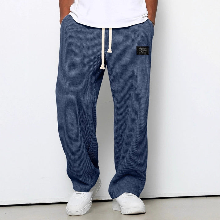 Baptiste | Pantalon Jogging Large Homme Texturé Cordon